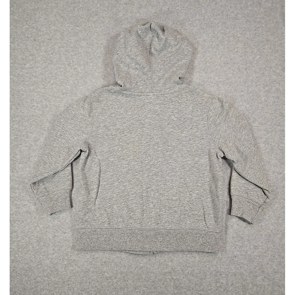 Old Navy Hoodie Boys Size 4T Gray Heather‎ Full Zip Hooded Sweatshirt Fleece